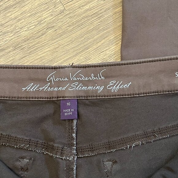 Gloria Vanderbilt Sadie Brushed Denim Jeans Size 16 - Picture 4 of 4